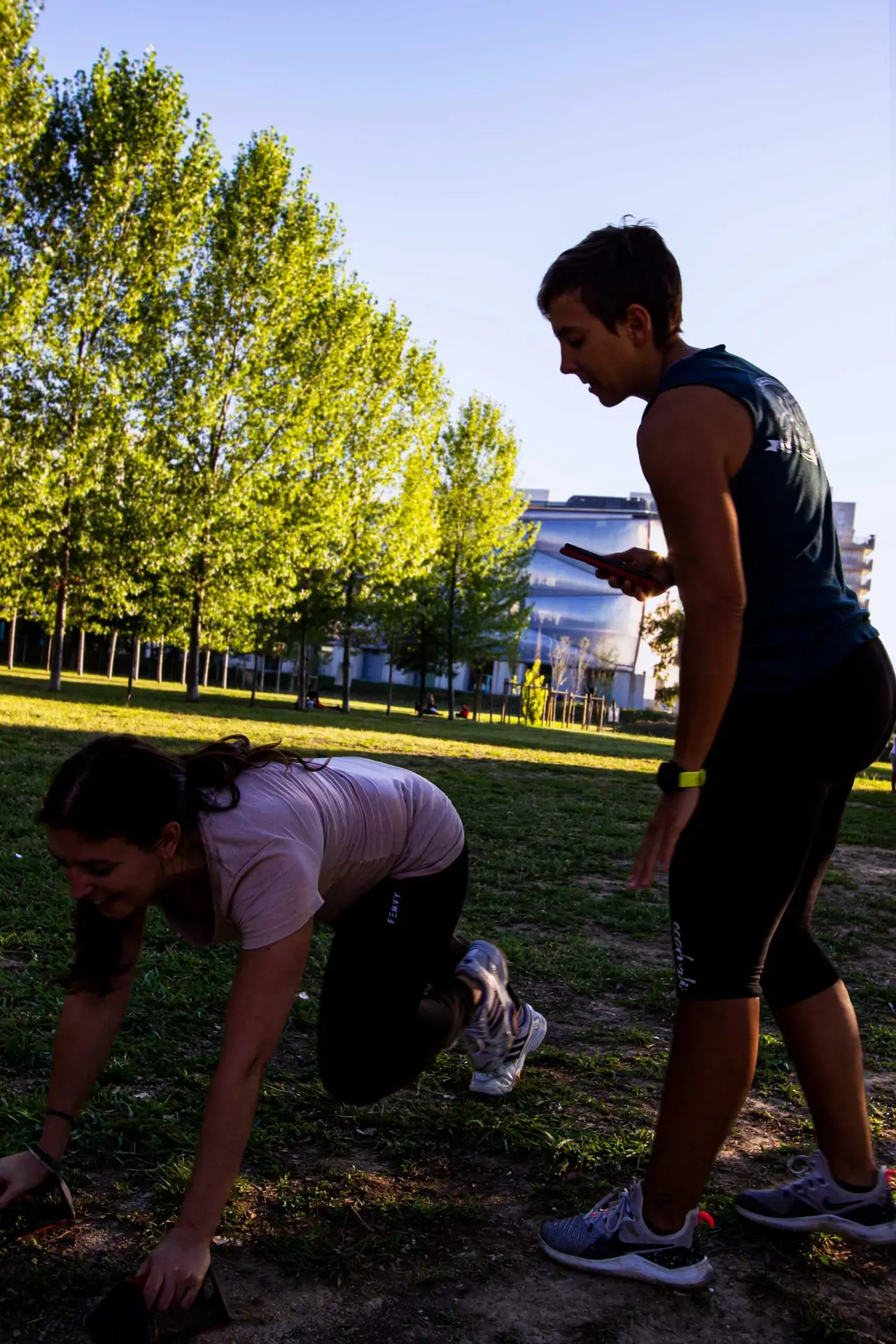 Coaching privé avec une élève femme souhaitant perdre du poids et améliorer son bien être